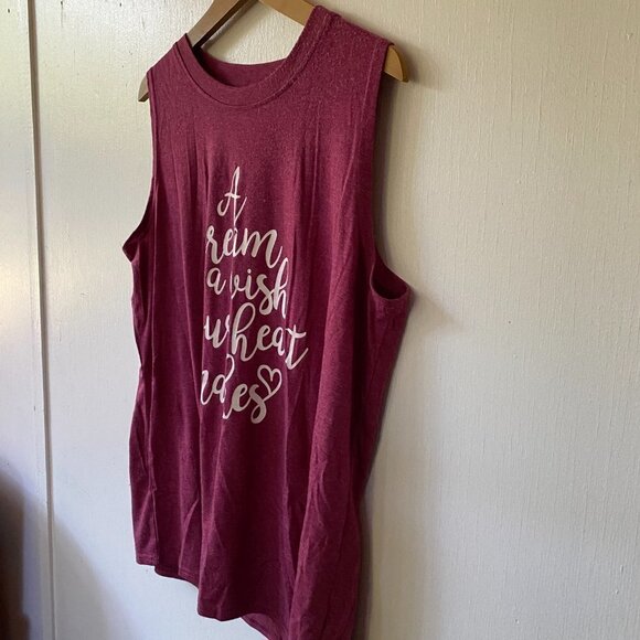 Disney Sayings Sleeveless T-shirt Lot Womens XL Unbranded Hakuna Matata Dream - Picture 12 of 13